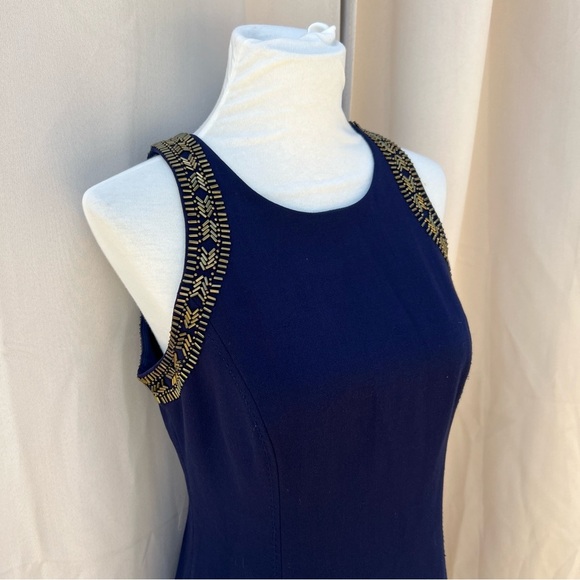 Lilly Pulitzer Size 2 Chrissy Sleeveless Beaded classy Shift Dress - Picture 6 of 16